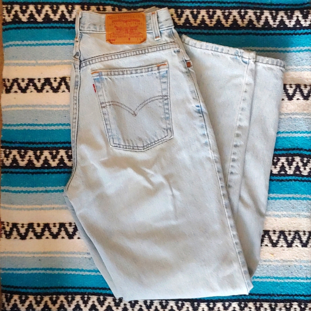 Levi's 550 Relaxed Fit Tapered Leg Size 12 Reg Long